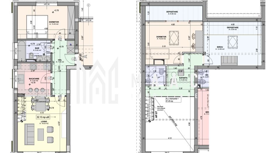 Penthouse pe 2 niveluri - FINISAT LA CHEIE I Comision 0% - Poză 32