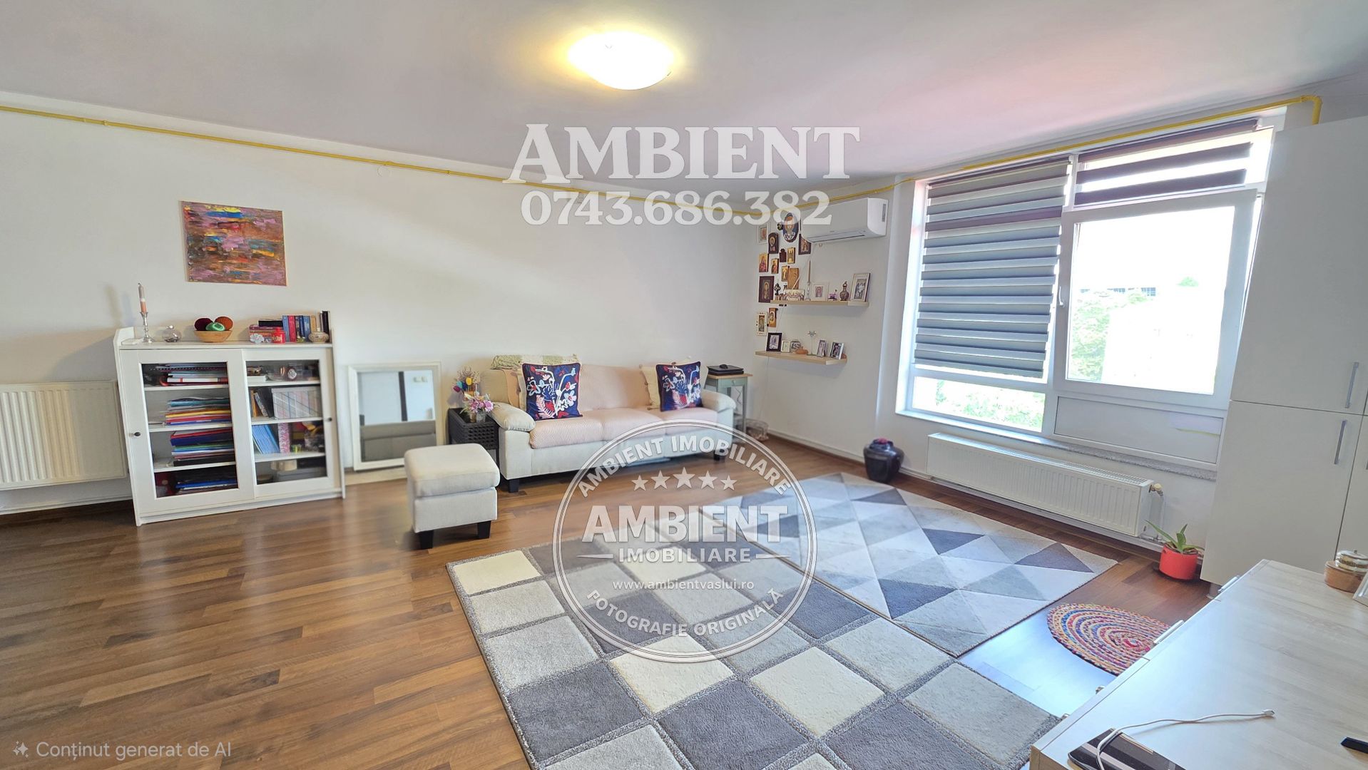 Apartament cu 2 camere tip ”open-space”, mobilat și utilat, zona CRUCEA GĂRII; - Poză 7