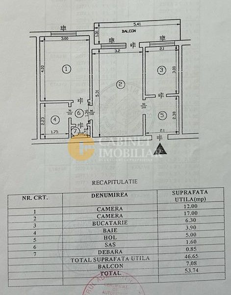 Podu Ros - 2 camere - Etaj Intermediar - Fara Risc - Poză 12