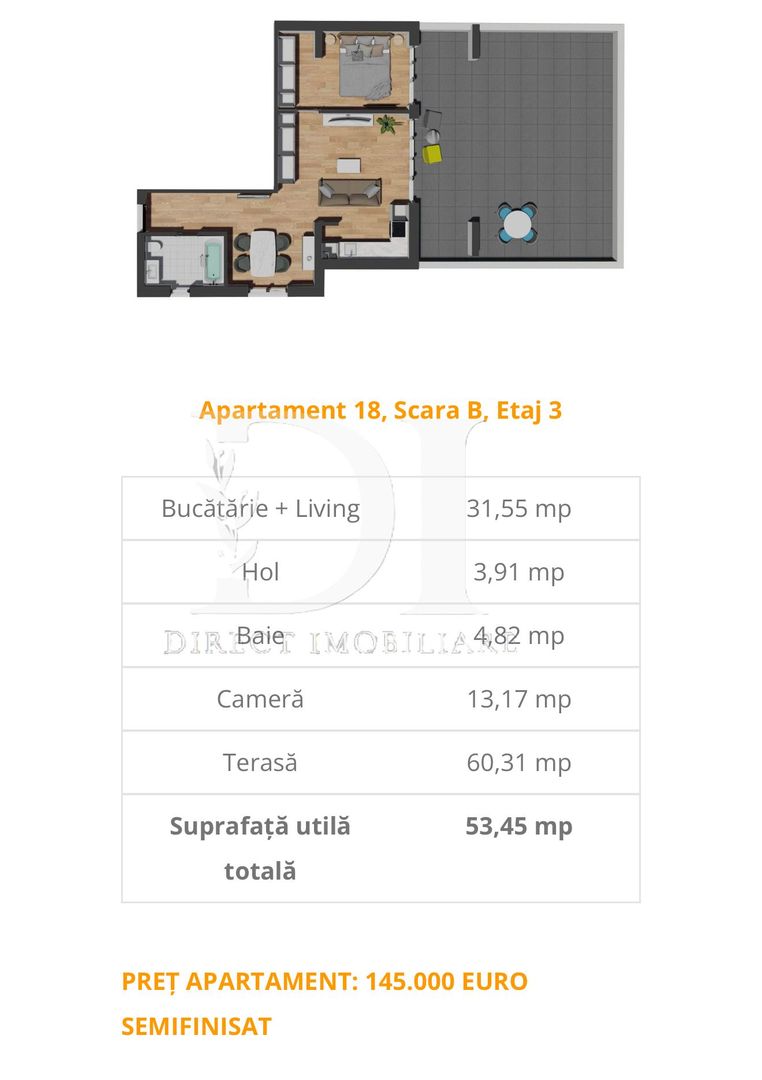 Apartament etaj intermediar / Zona Vivo - Poză 4