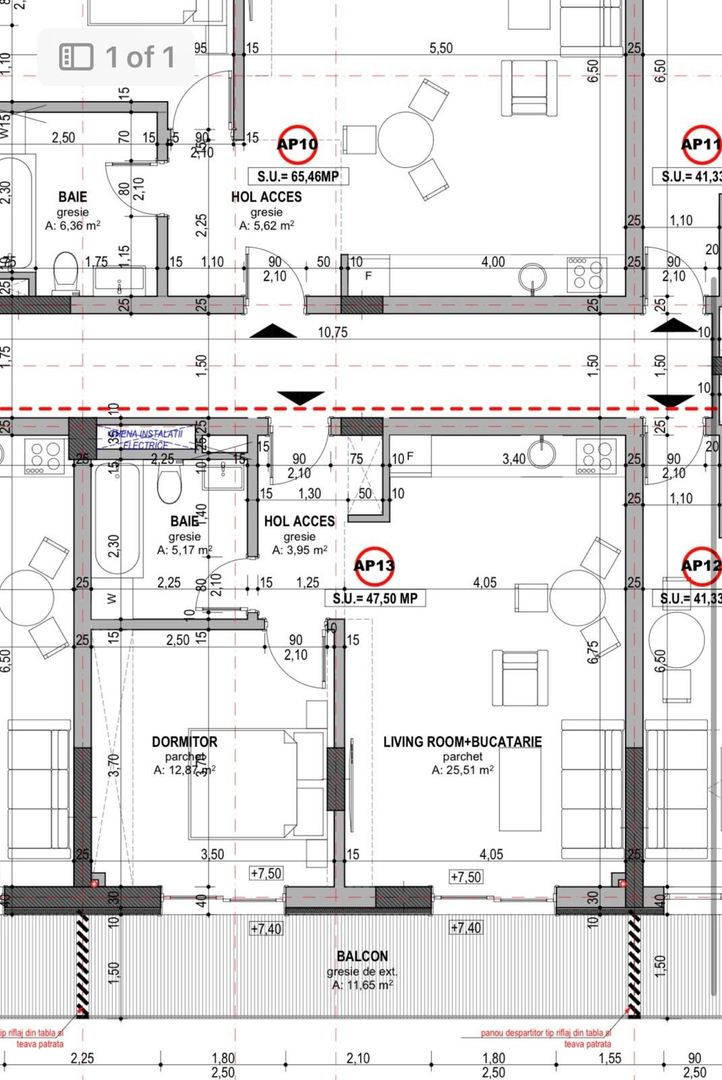 Apartament cu 2 camere in Baile Felix Bihor - Schiță 8