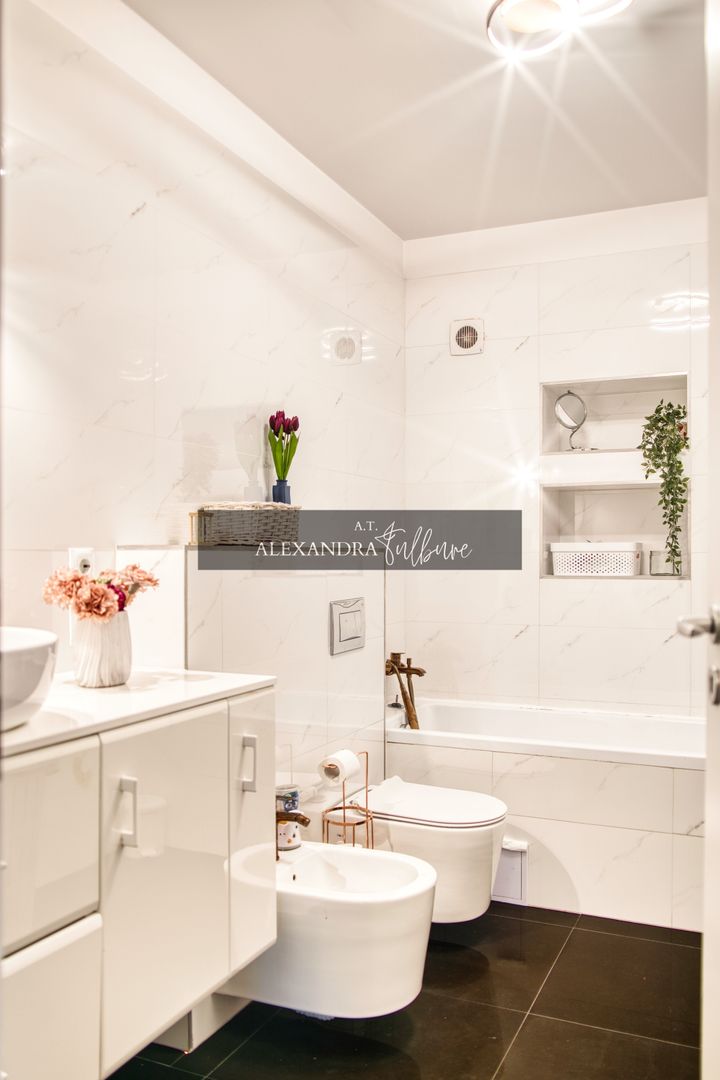 Apartament 3 camere, 76 mp, 2 bai, terasa, 2 garaje, Eroilor, New City - Poză 28