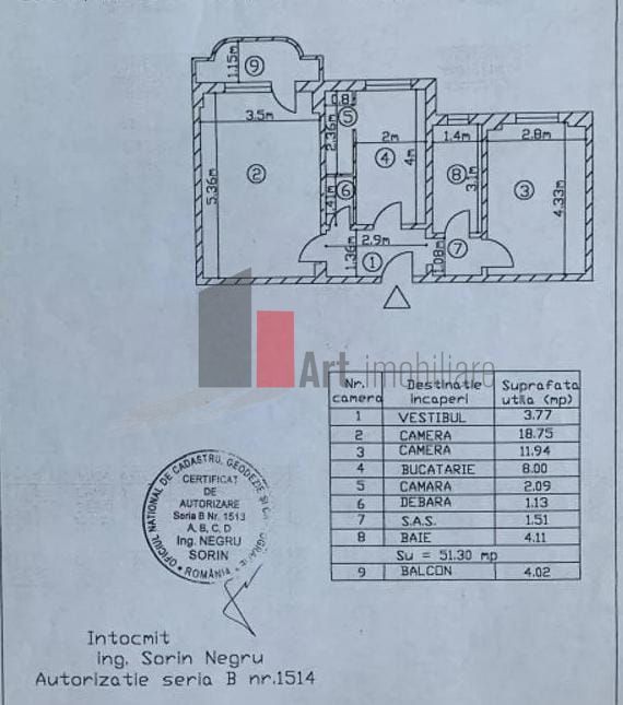 Vânzare apartament 2 camere decomandat Bd. Brâncoveanu - Poză 9