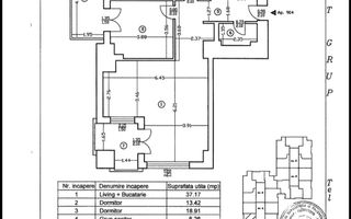 3 CAMERE || UPGROUND - metrou PIPERA - Schiță 13