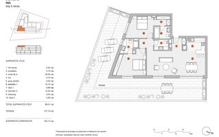 Apartament 3 camere de vanzare Pipera in bloc cu vedere la lac - Schiță 3