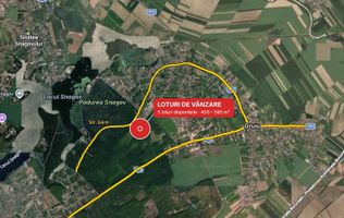 Teren de 500 mp, la marginea Pădurii Snagov