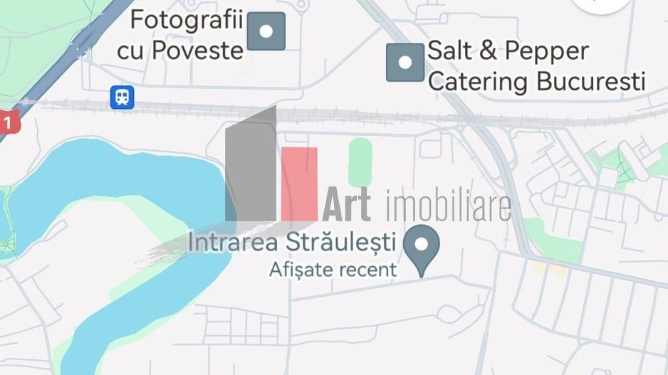 Teren intravilan 550 mp, pretabil dezvoltare, sos Straulesti - Poză 1