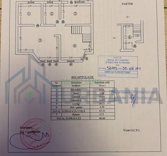Apartament 3 camere la bloc tip vilă în Miroslava, strada principală - Poză 8