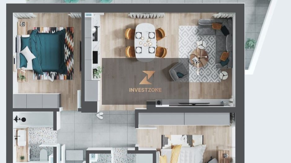 Apartament 3 camere,Prima Nufarul - Poză 3