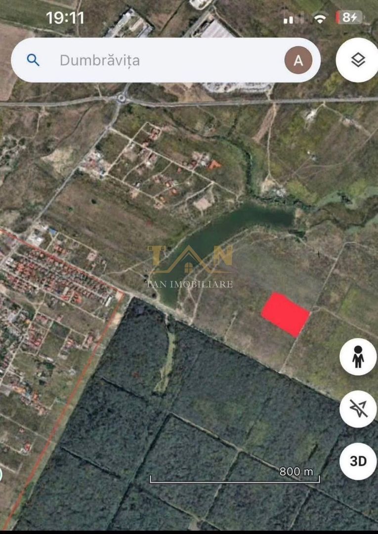 Teren Intravilan Dumbrăvița ,pretabil Duplex - Poză 1