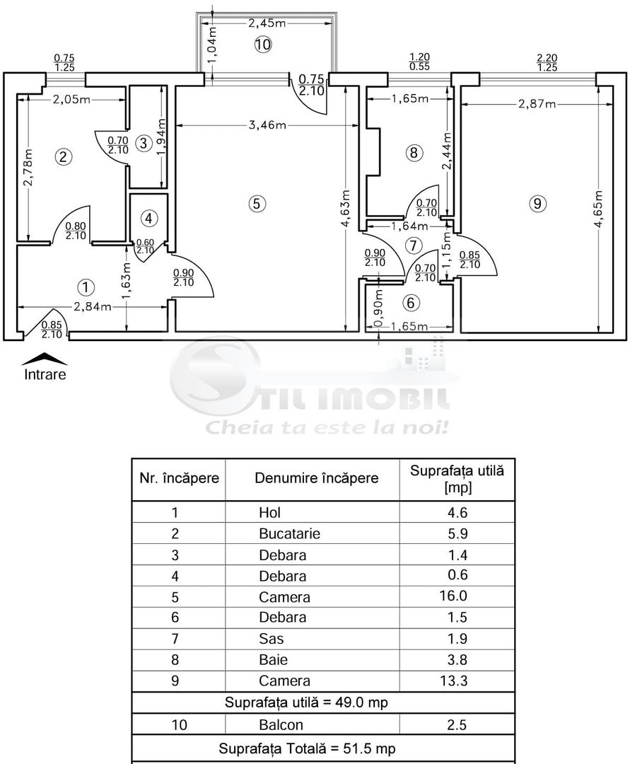 Apartament 2 camere, Zona Cantemir - FĂRĂ RISC - Poză 2
