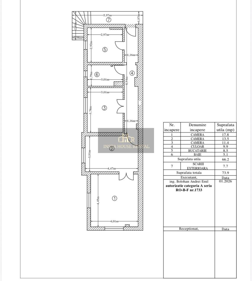 ❇️ Casă   Domenii | Str. Mircea Zorileanu | locuință sau business - Schiță 18