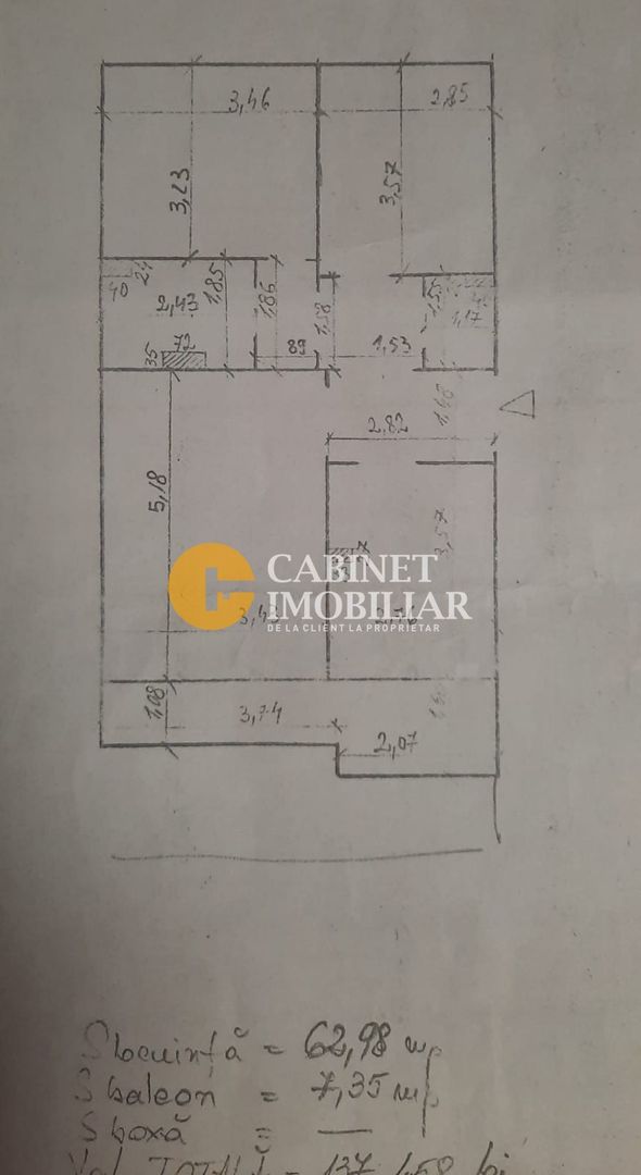 3 Camere Decomandat - Etaj intermediar - Bloc din 1980 - Zona Galata - Poză 8