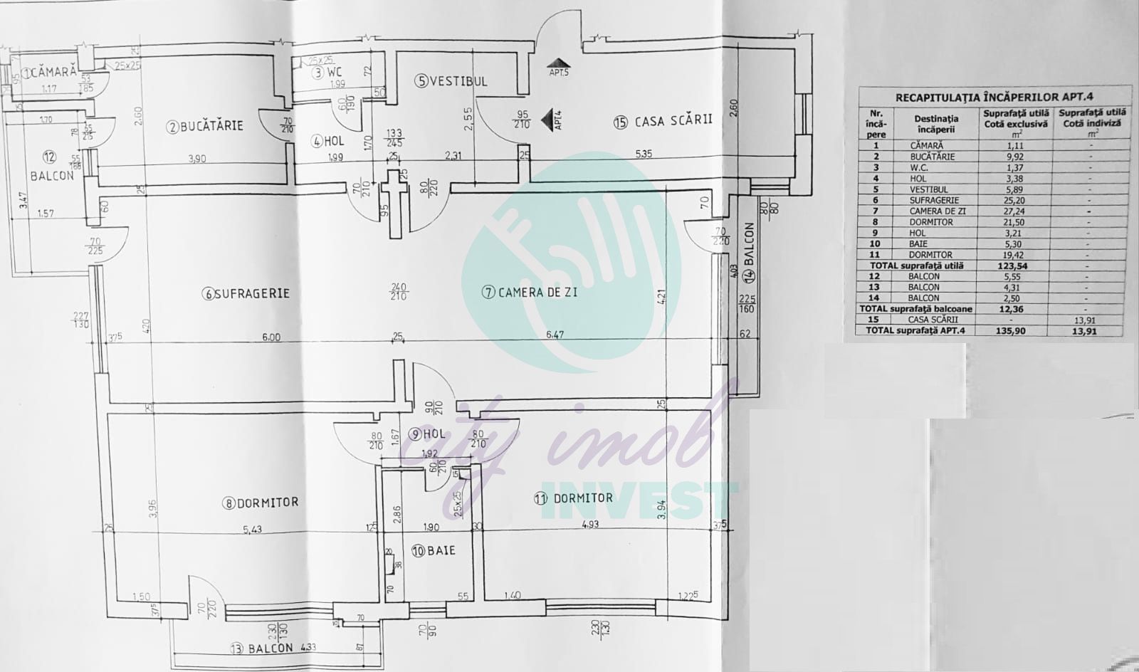 Apartament 4 camere spatios | Dorobanti-Capitale - Poză 3