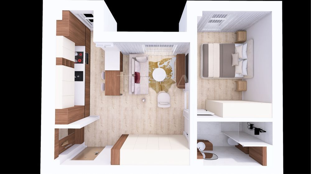 2 camere, etaj retras, orientare sudică – Florești aproape de Cluj. - Poză 1