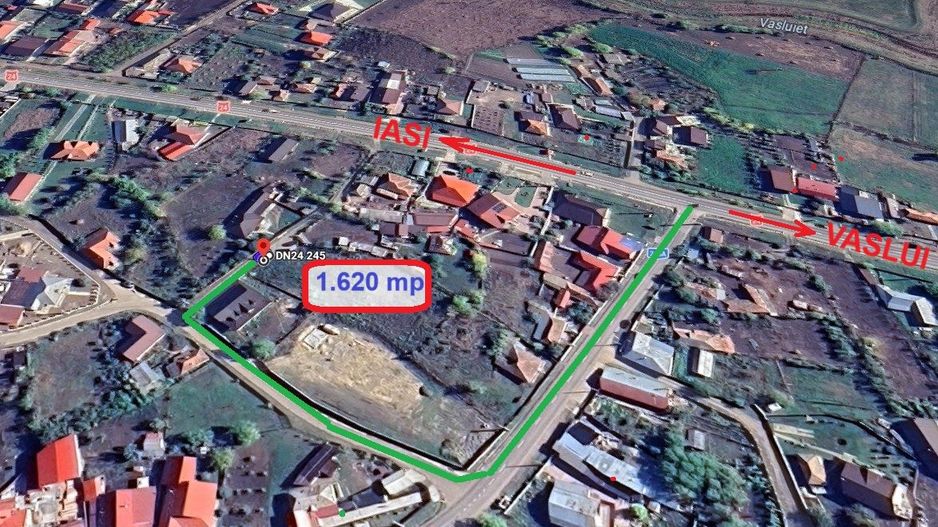 TEREN intravilan 1.600 mp, VASLUI, zona Moara Domnească; - Poză 1