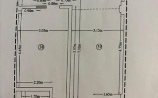 Ap. 2 camere – Tătărași, Stația 2 Băieți – bloc nou, mobilat complet - Schiță 8