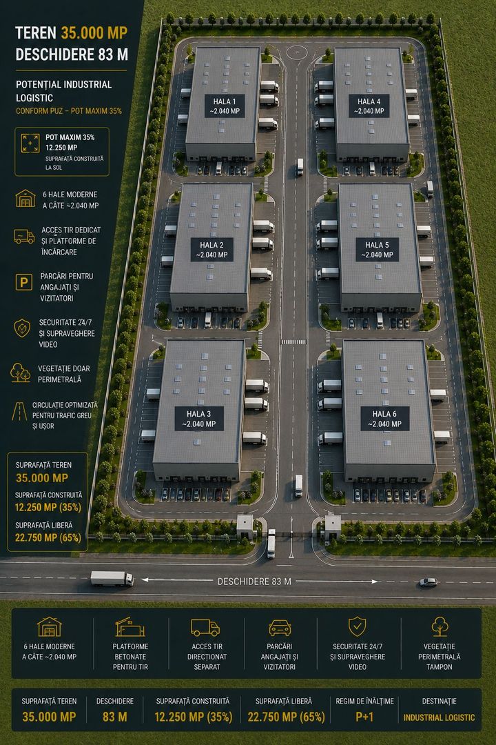 dublu potențial: industrial logistic & rezidențial premiu - Poză 3