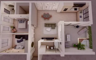Apartament PREMIUM LA CHEIE 111mpu,  Sibiu - Schiță 13