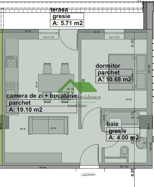 2 camere, parcare subterană 2 mașini – finalizare 2026 - Poză 1