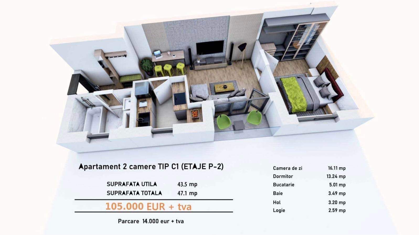 Apartament Superb cu 2 Camere în Mihai Bravu, Vitan - Construcție 2024 - Poză 1
