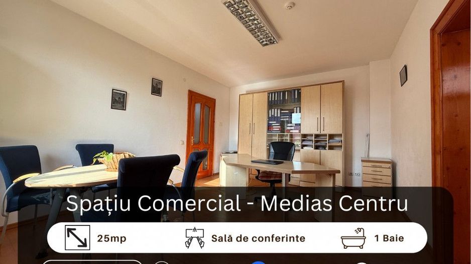 Birou de inchiriat, Medias, Ultra-central - Poză 1