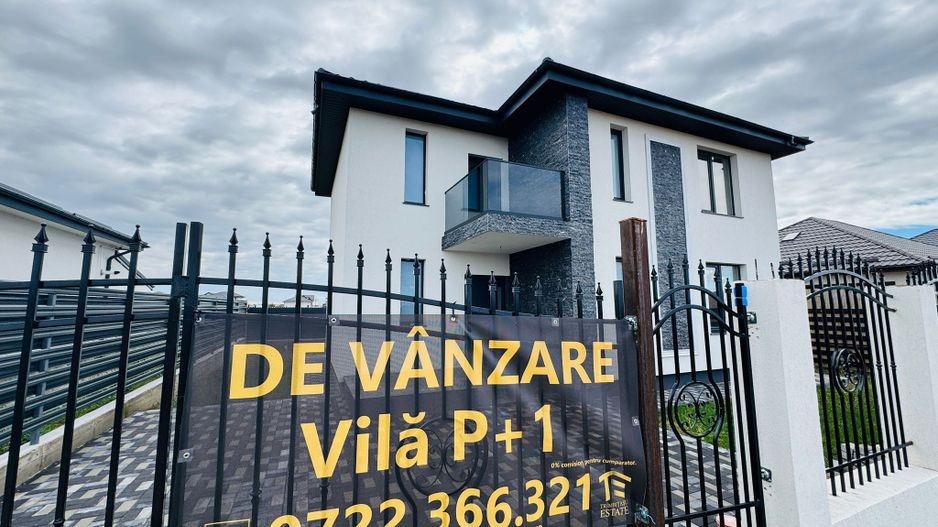 Buftea-vila individuala P+1 cu 5 camere teren 319mp - Poză 1