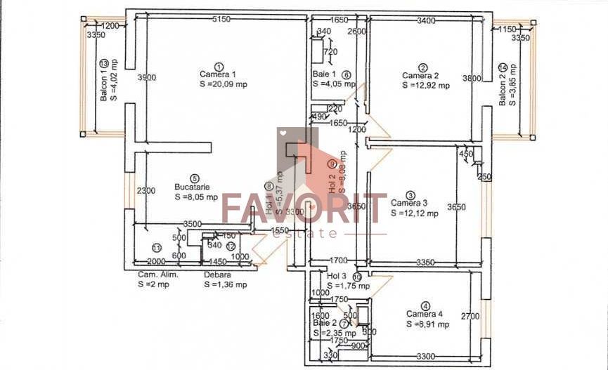 Apartament decomandat 4 camere | Shopping City - Poză 11