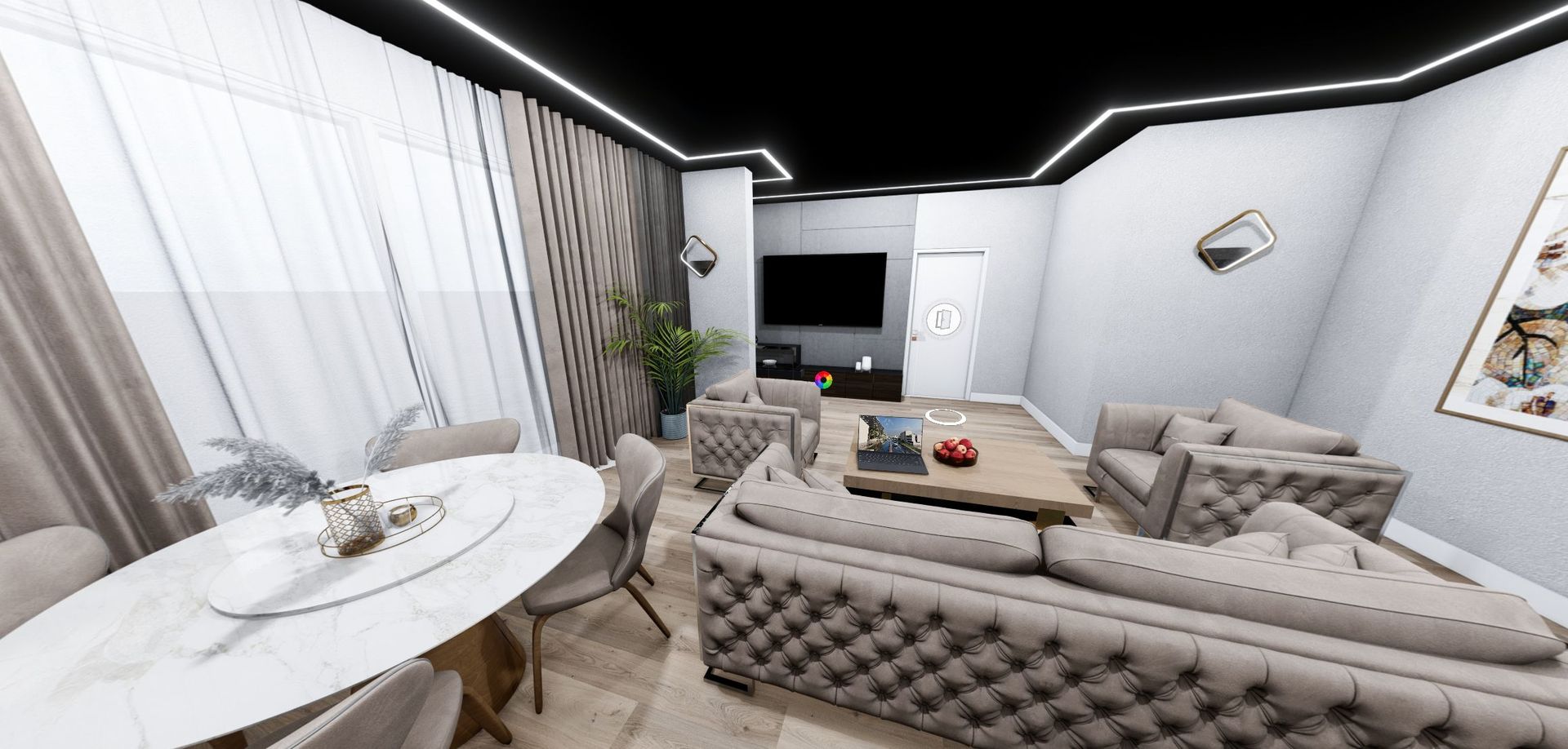 Dezvoltator vinde ap. 2 cam. 64 mp utili  Ansamblu rezidential  Mamaia Nord - Poză 5