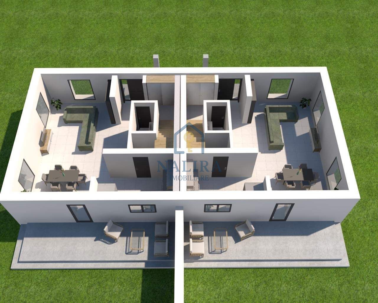 Duplex de vaznzare sat Sasar cartier nou de case spatioase - Poză 14