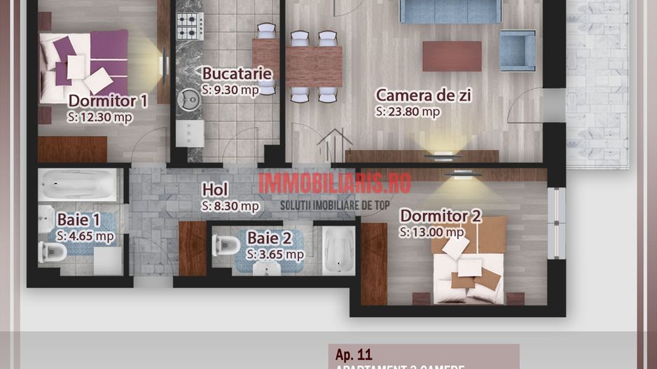 Blvd. 1 Decembrie 1918 - Ansamblu rezidențial - Comision 0% - Schiță 2