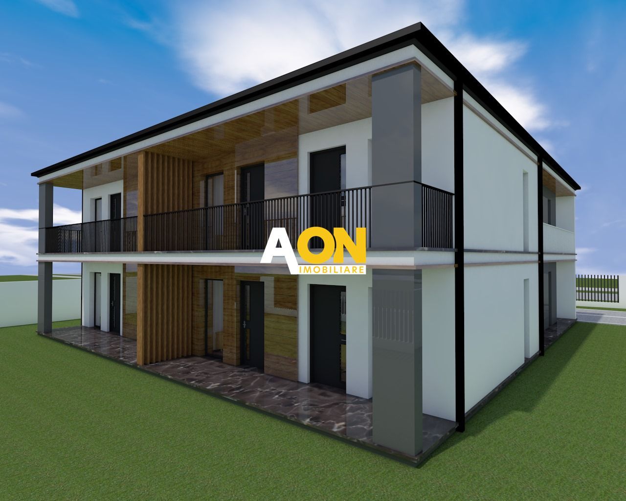 Apartament cu 3 camere, 2 bai, curte proprie, parcare si boxa 40 mp - Poză 2