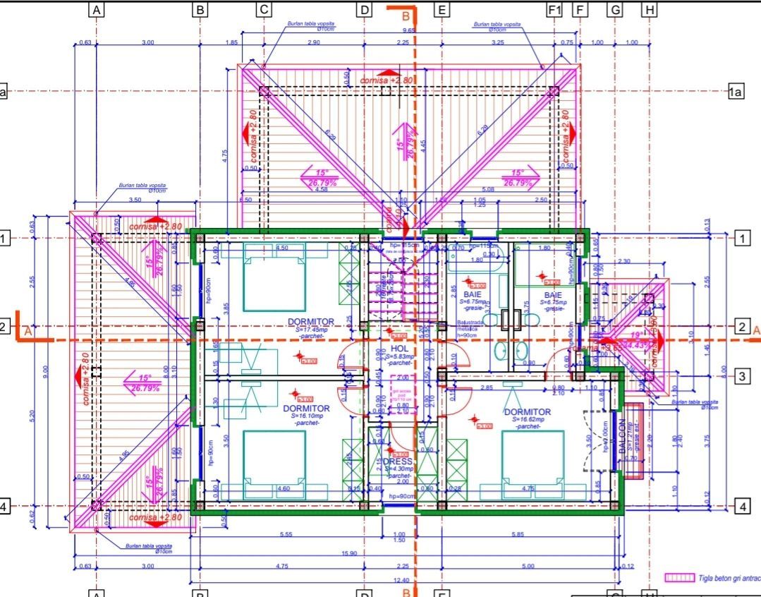 Locuinta individuala cu garaj si teren de 1000mp - Poză 22