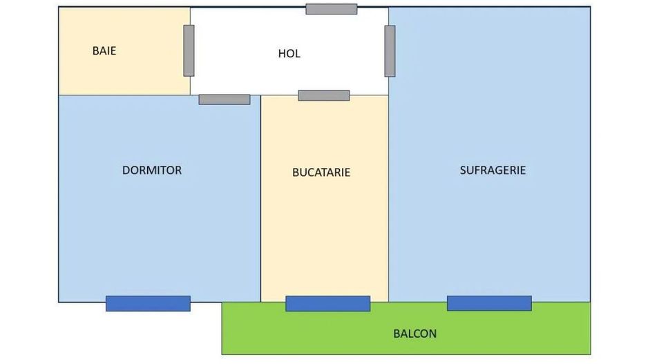 AP. 2 CAMERE COLENTINA, PRIMA INCHIRIERE, PARCARE, BLOC NOU, CENTRALA - Schiță 8