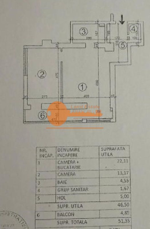 Apartament 2 Camere | Brâncuși - Drumul Taberei - Schiță 10
