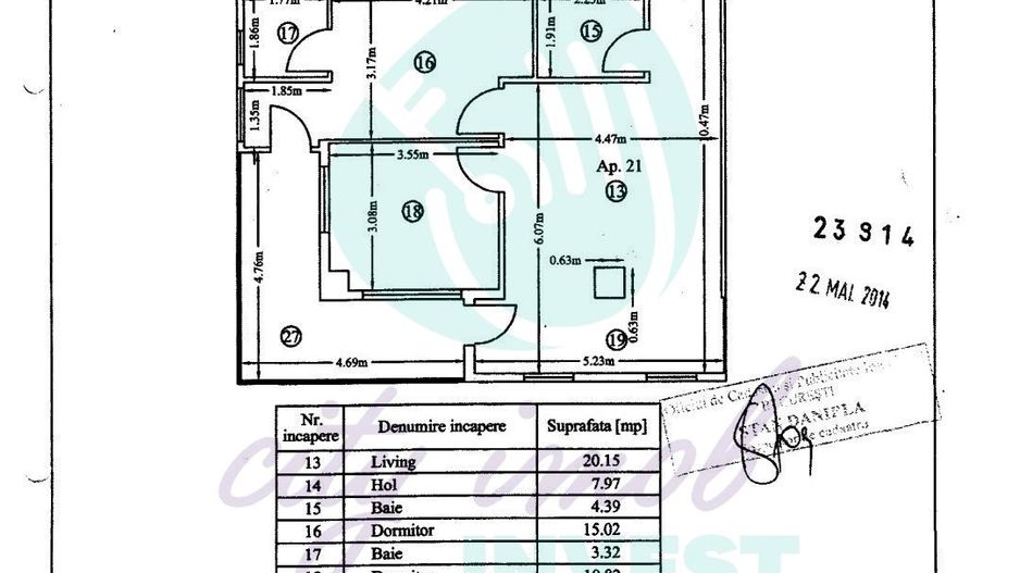 3 camere | Calea Călărașilor | 2 băi + balcon 13 mp - Poză 20
