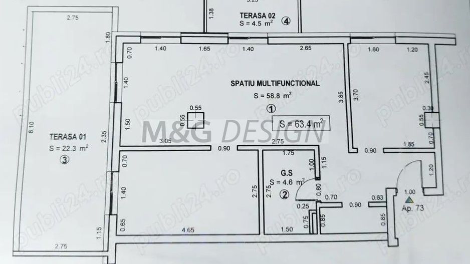 Apartament 3 camere Simion Barnutiu - Poză 10