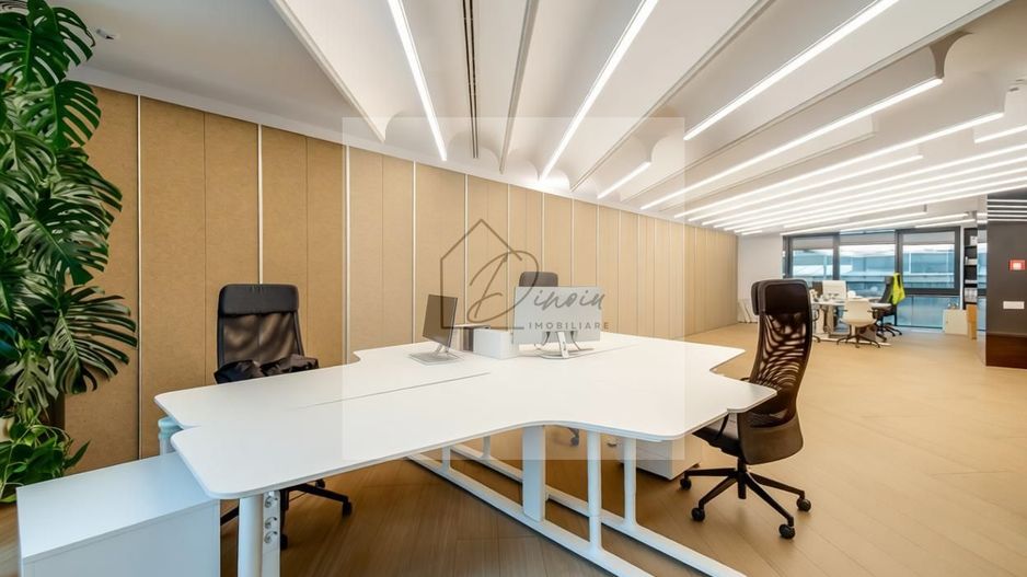 Cortina North I Spatiu de birouri de inchiriat I Mobilat si utilat LUX - Poză 1