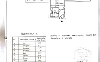 Apartament 2 camere BRANCOVEANU -  Etaj 1 | Balcon | - Poză 8