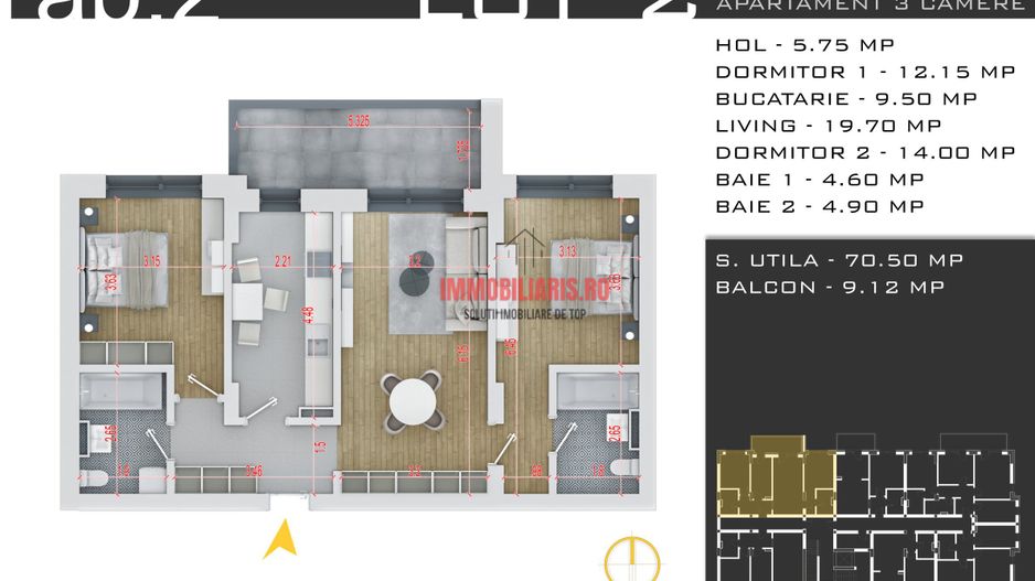 Noul Titan-Metrou - Discount Parcare - Dezvoltator - Schiță 2