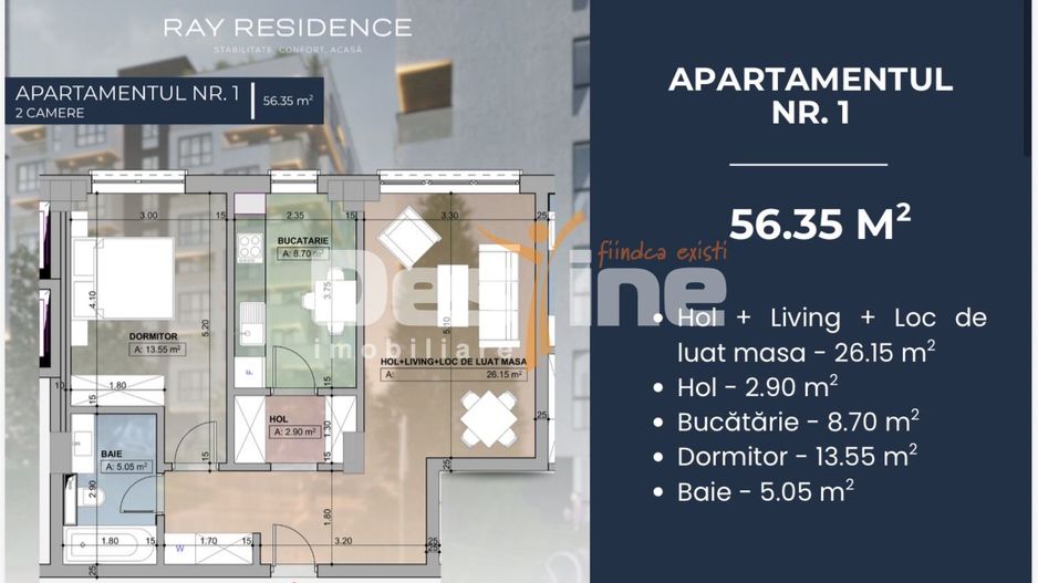 Complex Ray Residence - 2 Camere - Poză 3