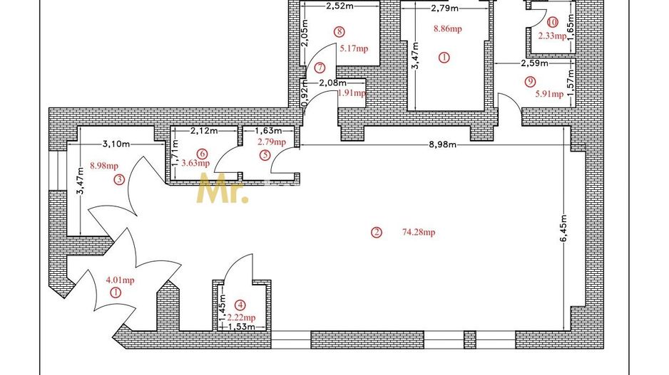 Inchiriere spațiu comercial 133 mp Ultracentral -Tășnad Jud. Satu Mare - Schiță 16