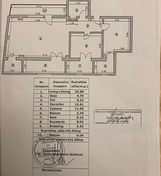 3 CAMERE DECOMANDAT || CALEA FLOREASCA - Schiță 8