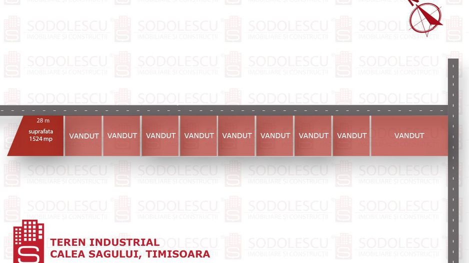 Parcela pentru servicii sau industrie - 1.000 mp - Poză 2