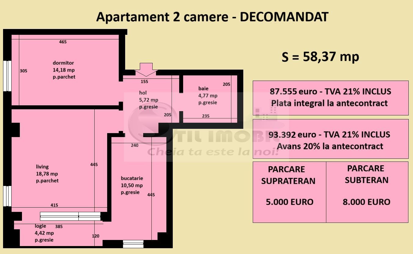 Apartament decomandat Cug Valea Adanca, bloc nou, cartier rezidential - Poză 2