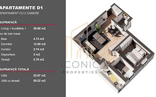 De vanzare aparatment 2 camere , Dumbravita cu finisaje PREMIUM - Poză 1