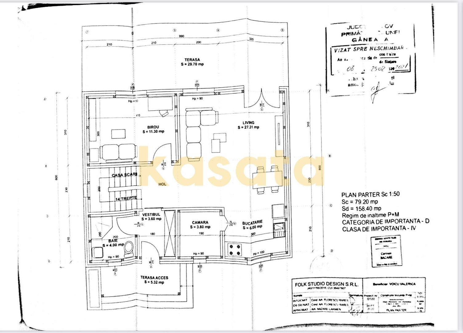 OPORTUNITATE | VILA INDIVIDUALA | GANEASA  AFUMATI | TEREN 500 MP - Schiță 21