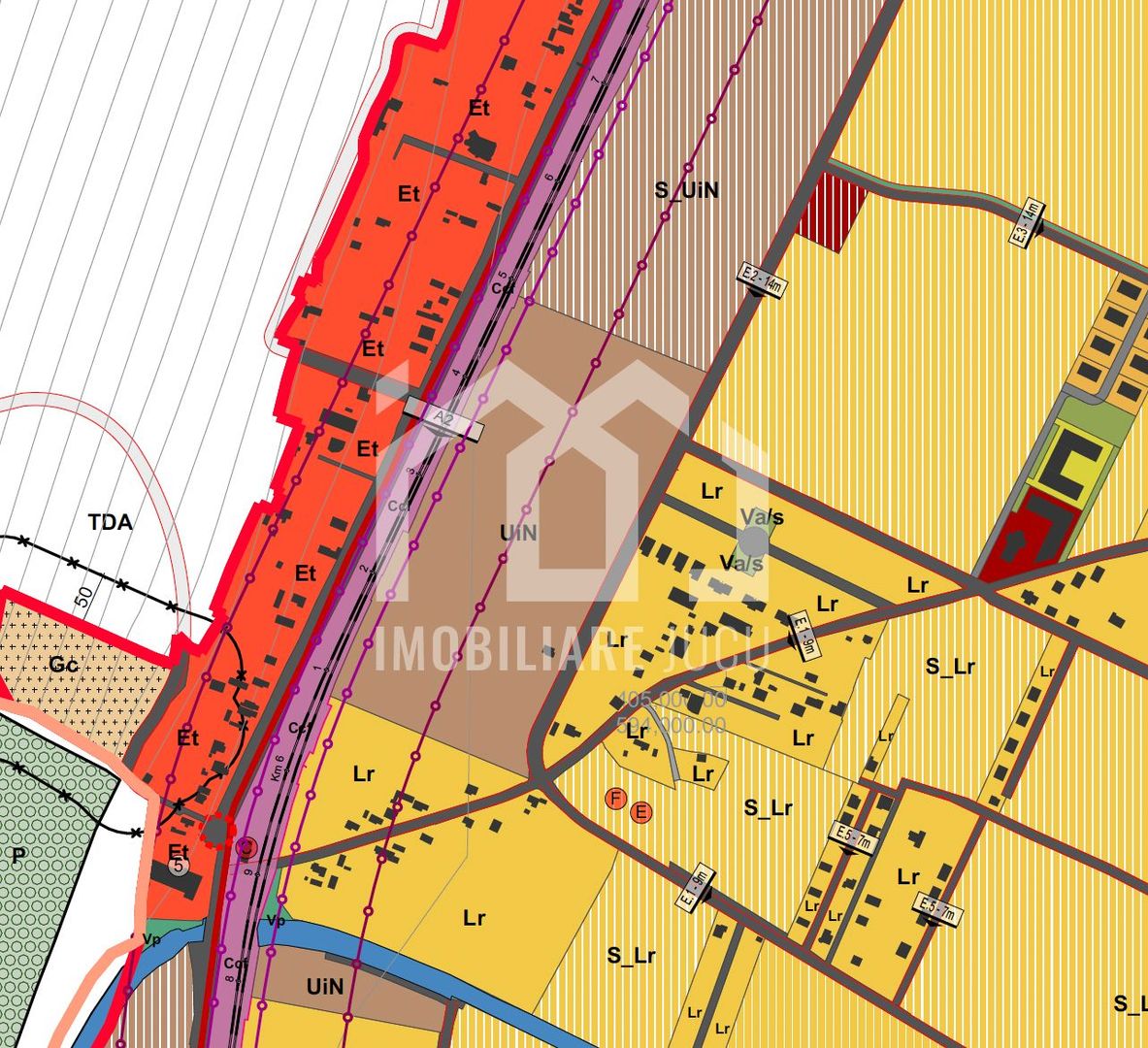 Prezentare Terenuri Industriale - Agenția Imobiliare Jucu - Schiță 2