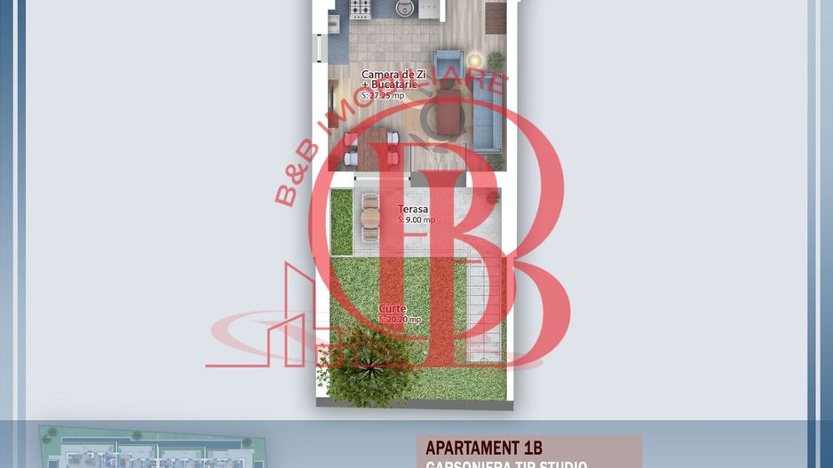 Oferta Lansare 2 camere cu gradina incalzire pardoseala - Schiță 11