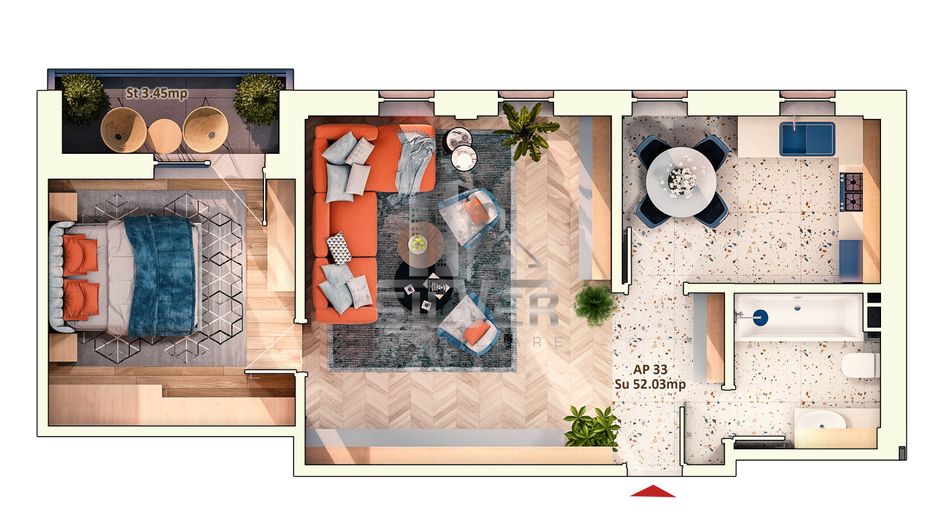 Apartament cu 2 camere decomandate, zona Piata Marasti! - Poză 5